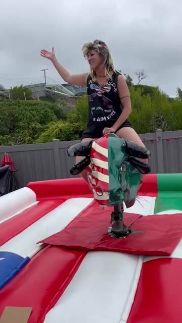 If you found a mechanical bull for rent on Facebook marketplace, would you trust it? 