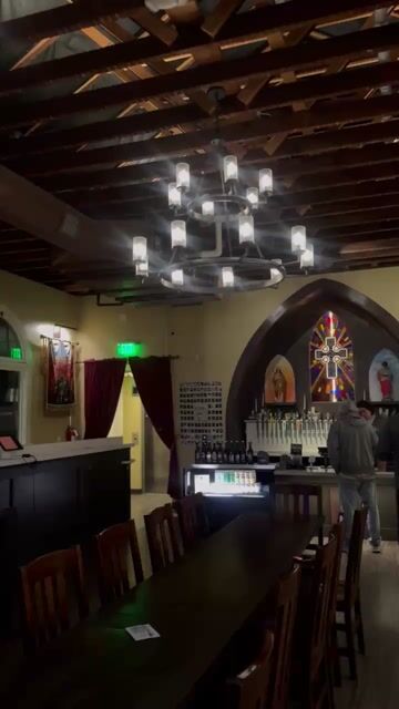 A local church was converted to a brewery near my house.. 